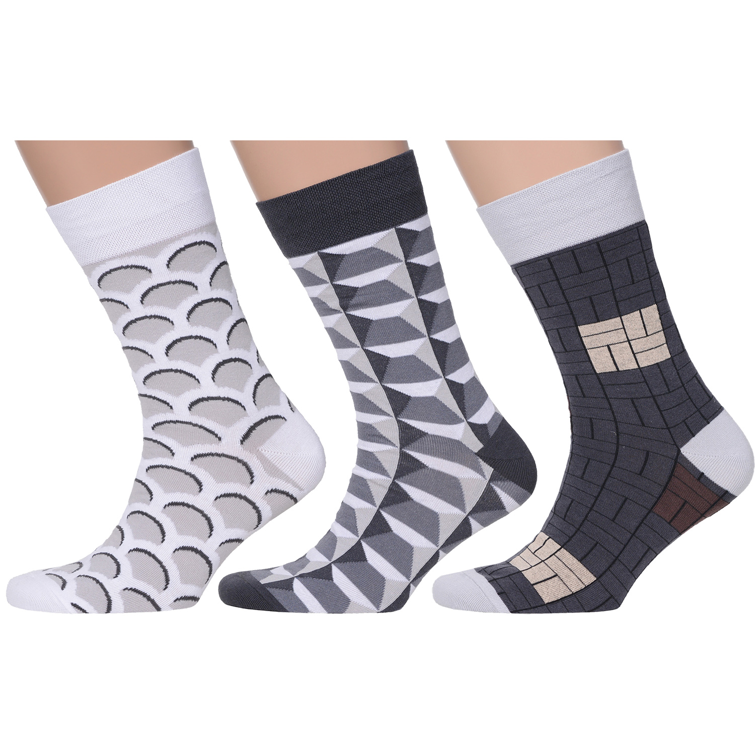 Комплект носков мужских MoscowSocksClub msk3-М31 серых; белых; бежевых 27, Серый;белый;бежевый, msk3-М31
Комплект носков мужских MoscowSocksClub msk3-М31 серых; белых; бежевых 27, Серый;белый;бежевый, msk3-М31