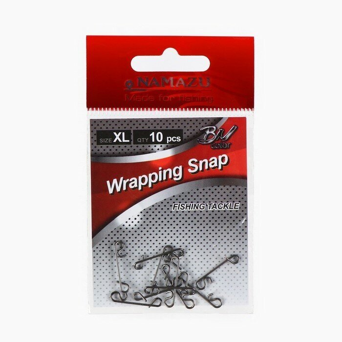 Безузловая застежка Namazu WRAPPING SNAP, цвет BN, размер XL, test-23 кг, упаковка 10 шт., Wrepping Snap
Безузловая застежка Namazu WRAPPING SNAP, цвет BN, размер XL, test-23 кг, упаковка 10 шт., Wrepping Snap