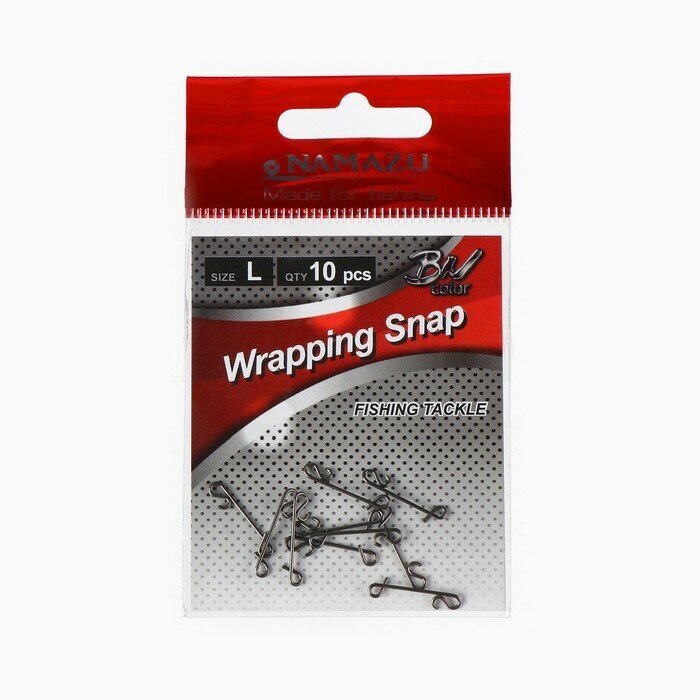 Безузловая застежка Namazu WRAPPING SNAP, цвет BN, размер L, test-15 кг, упаковка 10 шт., Wrepping Snap
Безузловая застежка Namazu WRAPPING SNAP, цвет BN, размер L, test-15 кг, упаковка 10 шт., Wrepping Snap