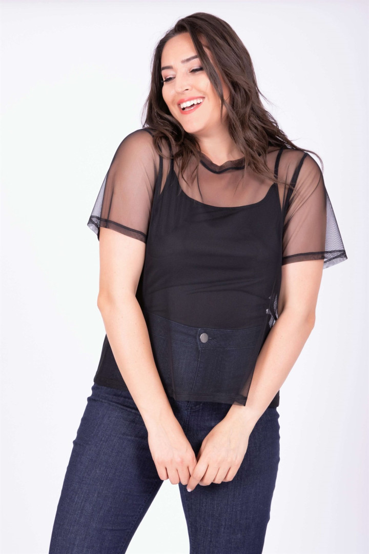 Блуза женская My Line Moda 612 черная XL (товары доставляются из-за рубежа), Черный, 612
Блуза женская My Line Moda 612 черная XL (товары доставляются из-за рубежа), Черный, 612