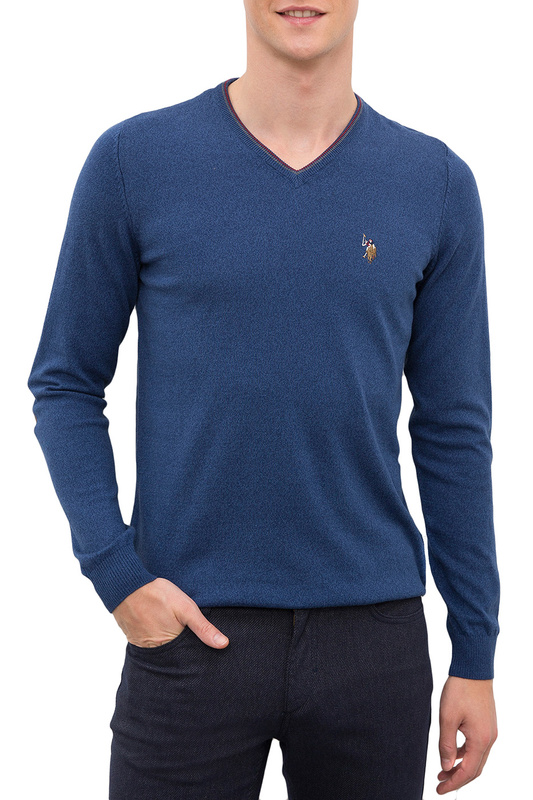 фото Пуловер мужской u.s. polo assn. g081sz0tk0td03-bsk20 синий l