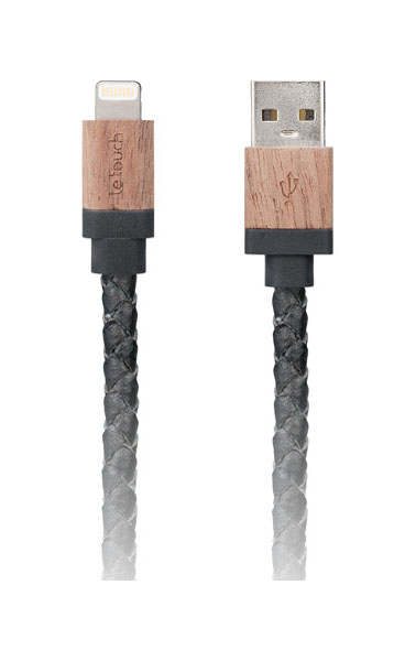 Кабель Le Touch Leather Braided MFI Cable Lightning-USB (0,9 метра) чёрная кожа / дерево
Кабель Le Touch Leather Braided MFI Cable Lightning-USB (0,9 метра) чёрная кожа / дерево