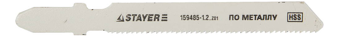 Пилка по металлу для лобзика Stayer 159485-1.2_z01, Полотна Stayer 'STANDARD', T118A, для эл/лобзика, HSS, по металлу (1-3мм), EU-хвост., шаг 1,2мм, 55мм, 2шт
Пилка по металлу для лобзика Stayer 159485-1.2_z01, Полотна Stayer 'STANDARD', T118A, для эл/лобзика, HSS, по металлу (1-3мм), EU-хвост., шаг 1,2мм, 55мм, 2шт