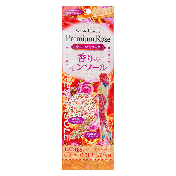 фото Стельки женские дезодорирующие с ароматом розы sanada seiko 4984324015789 42
