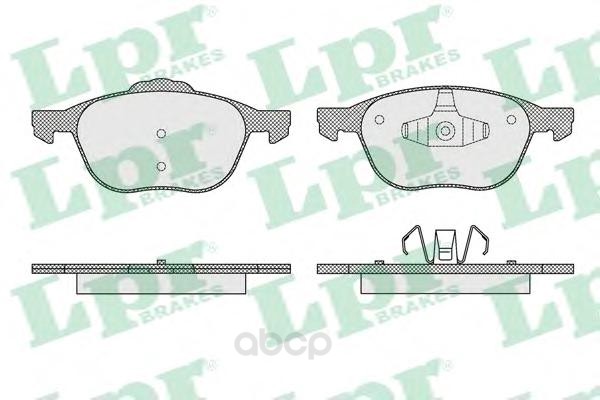 Тормозные колодки Lpr передние для Ford Focus 2 2004/Mazda 3 2003-/Volvo S40 2004- 05P1627
Тормозные колодки Lpr передние для Ford Focus 2 2004/Mazda 3 2003-/Volvo S40 2004- 05P1627