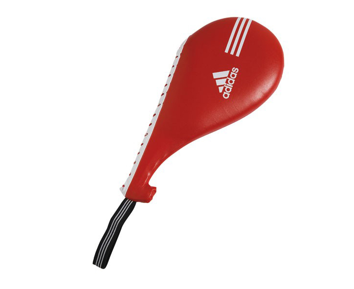 фото Ракетка для тхэквондо adidas одинарная maya single target mitt красная (размер l)