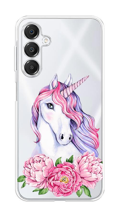 Чехол на Samsung Galaxy A16 "Единорог с пионами", Розовый;белый;зеленый, 2110250-1
Чехол на Samsung Galaxy A16 "Единорог с пионами", Розовый;белый;зеленый, 2110250-1