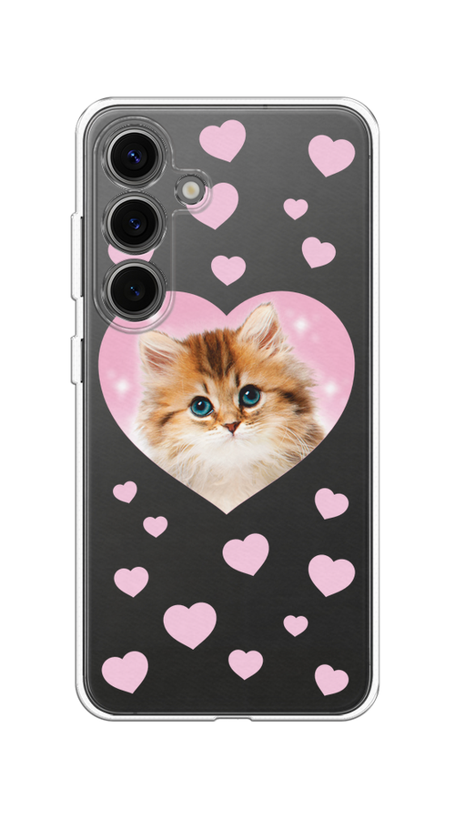 Чехол на Samsung Galaxy S25 "Котенок в сердце", Розовый;оранжевый;белый;прозрачный, 2110350-1
Чехол на Samsung Galaxy S25 "Котенок в сердце", Розовый;оранжевый;белый;прозрачный, 2110350-1
