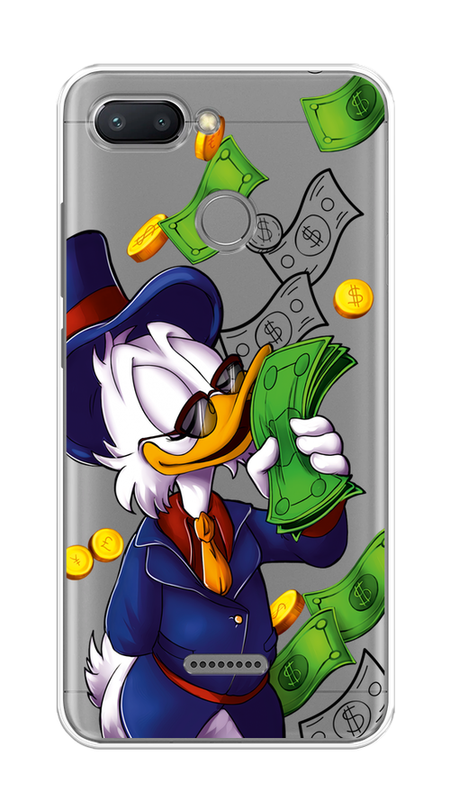 Чехол на Xiaomi Redmi 6 "Scrooge McDuck with Money", Синий;зеленый;белый, 33850-6
Чехол на Xiaomi Redmi 6 "Scrooge McDuck with Money", Синий;зеленый;белый, 33850-6