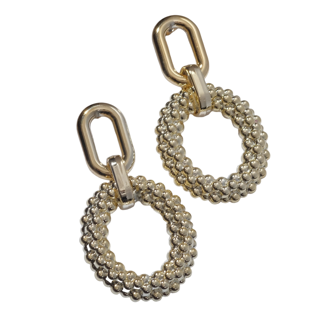 Серьги пластик "Овал" на звеньях, цвет золото
Серьги пластик "Овал" на звеньях, цвет золото