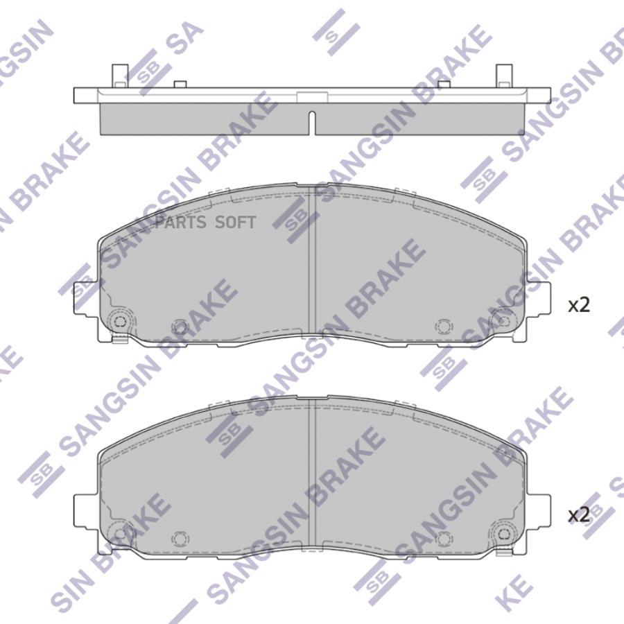 Колодки Тормозные Крайслер/Chrysler Grand Voyager/Додж/Дож/Dodge Caravan 12- Передние Sang
Колодки Тормозные Крайслер/Chrysler Grand Voyager/Додж/Дож/Dodge Caravan 12- Передние Sang