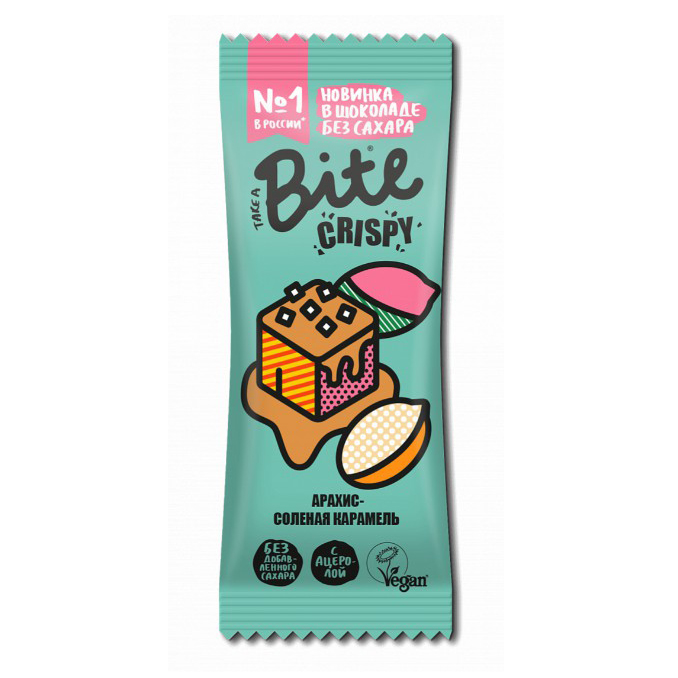 фото Батончик bite протеиновый с арахисом 50 г