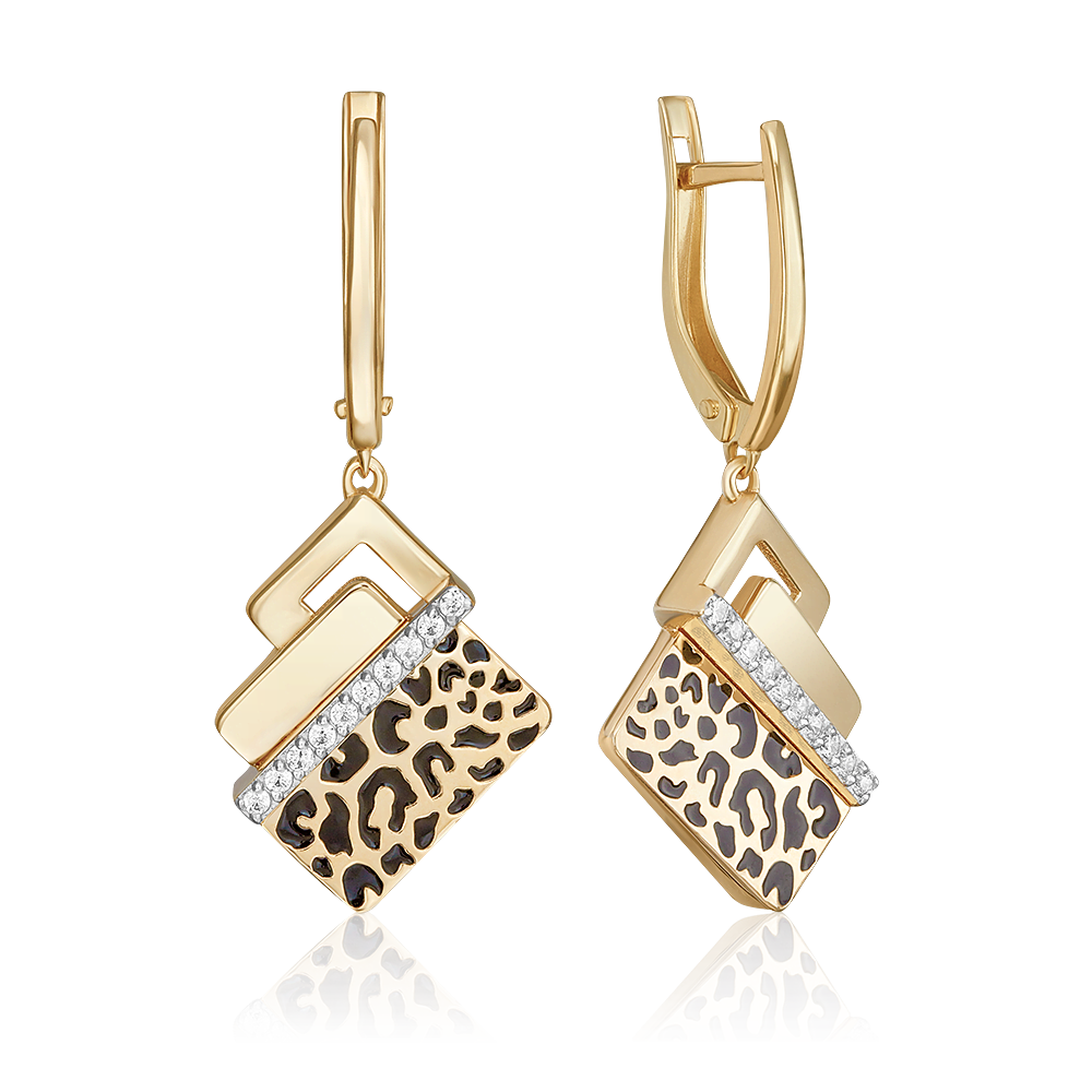 Серьги подвески из золота PLATINA jewelry 02-5191-00-401-1130, фианит/эмаль, 02-5191-00-401-1130
Серьги подвески из золота PLATINA jewelry 02-5191-00-401-1130, фианит/эмаль, 02-5191-00-401-1130