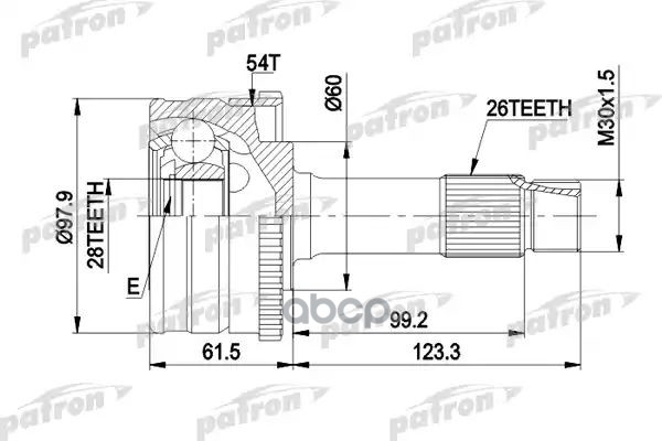 Шрус Наружн К-Кт 26x62x28 Abs:54t Mercedes-Benz: G-Class 93-, G-Class 89-, G-Class Cabrio
Шрус Наружн К-Кт 26x62x28 Abs:54t Mercedes-Benz: G-Class 93-, G-Class 89-, G-Class Cabrio