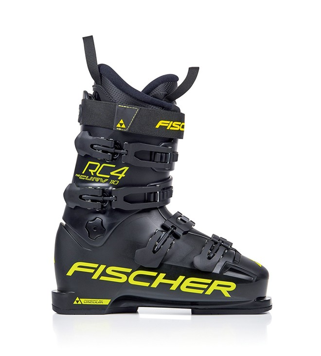 фото Горнолыжные ботинки fischer rc4 the curv 110 pbv black/yellow (19/20) (26.5)