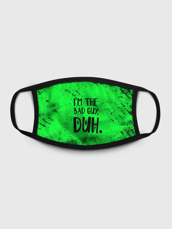 Многоразовая маска унисекс Burnettie Im The Bad Guy, Duh, Разноцветный, Im The Bad Guy, Duh
Многоразовая маска унисекс Burnettie Im The Bad Guy, Duh, Разноцветный, Im The Bad Guy, Duh