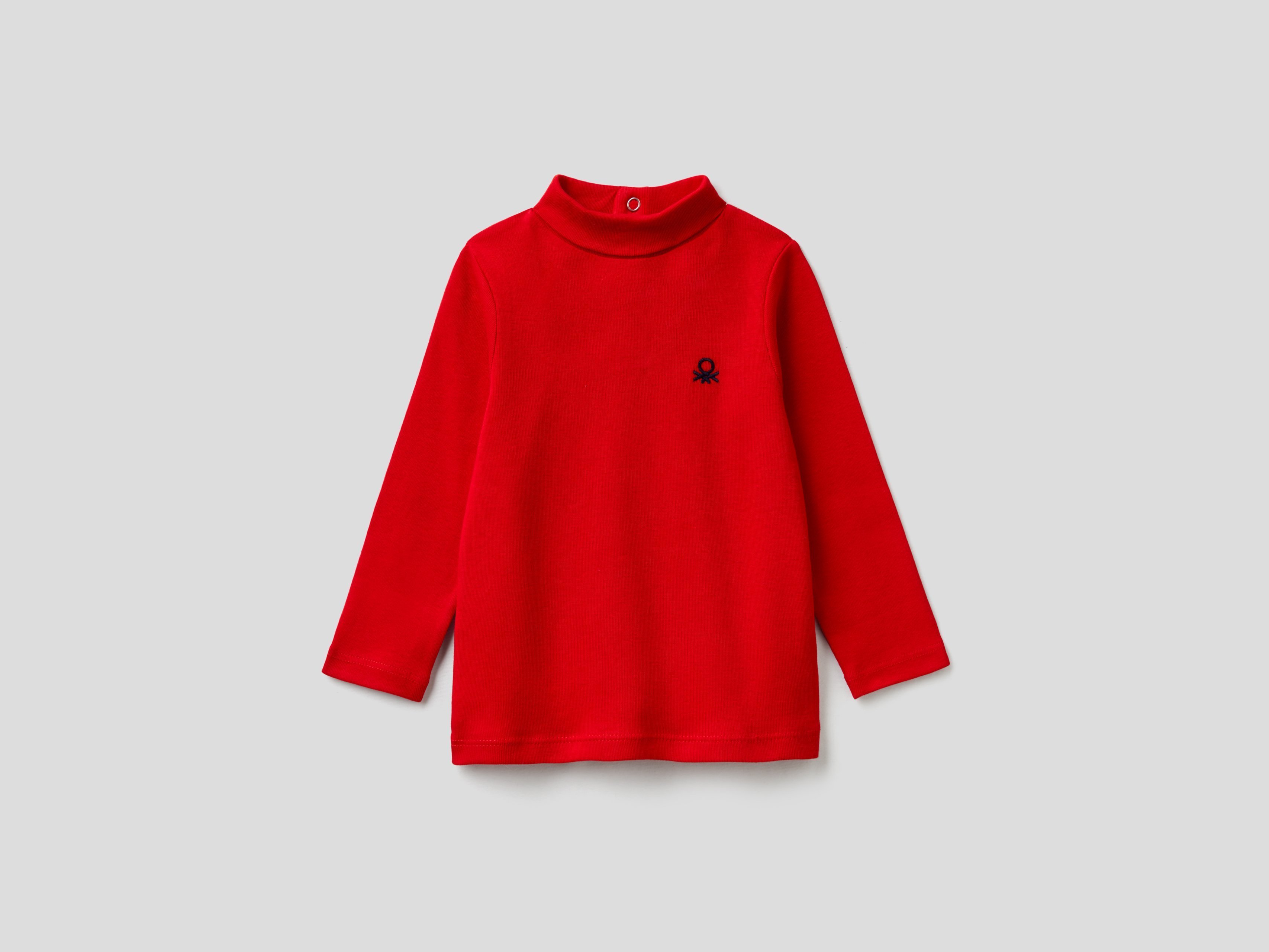 фото Водолазка для мальчиков benetton цв. красный р.80 united colors of benetton