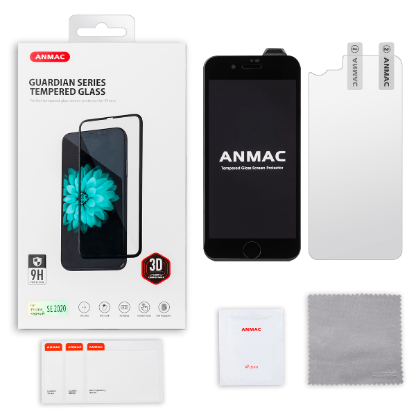 Защитное стекло Anmac для iPhone SE(2020) 3D + пленка назад черное, Защитное стекло ANMAC для iPhone SE(2020) 3D + пленка назад черное
Защитное стекло Anmac для iPhone SE(2020) 3D + пленка назад черное, Защитное стекло ANMAC для iPhone SE(2020) 3D + пленка назад черное