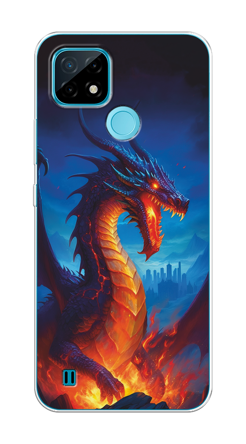 Чехол на Oppo Realme C21 "Дракон над лавой", Оранжевый;коричневый;синий, 254950-1
Чехол на Oppo Realme C21 "Дракон над лавой", Оранжевый;коричневый;синий, 254950-1