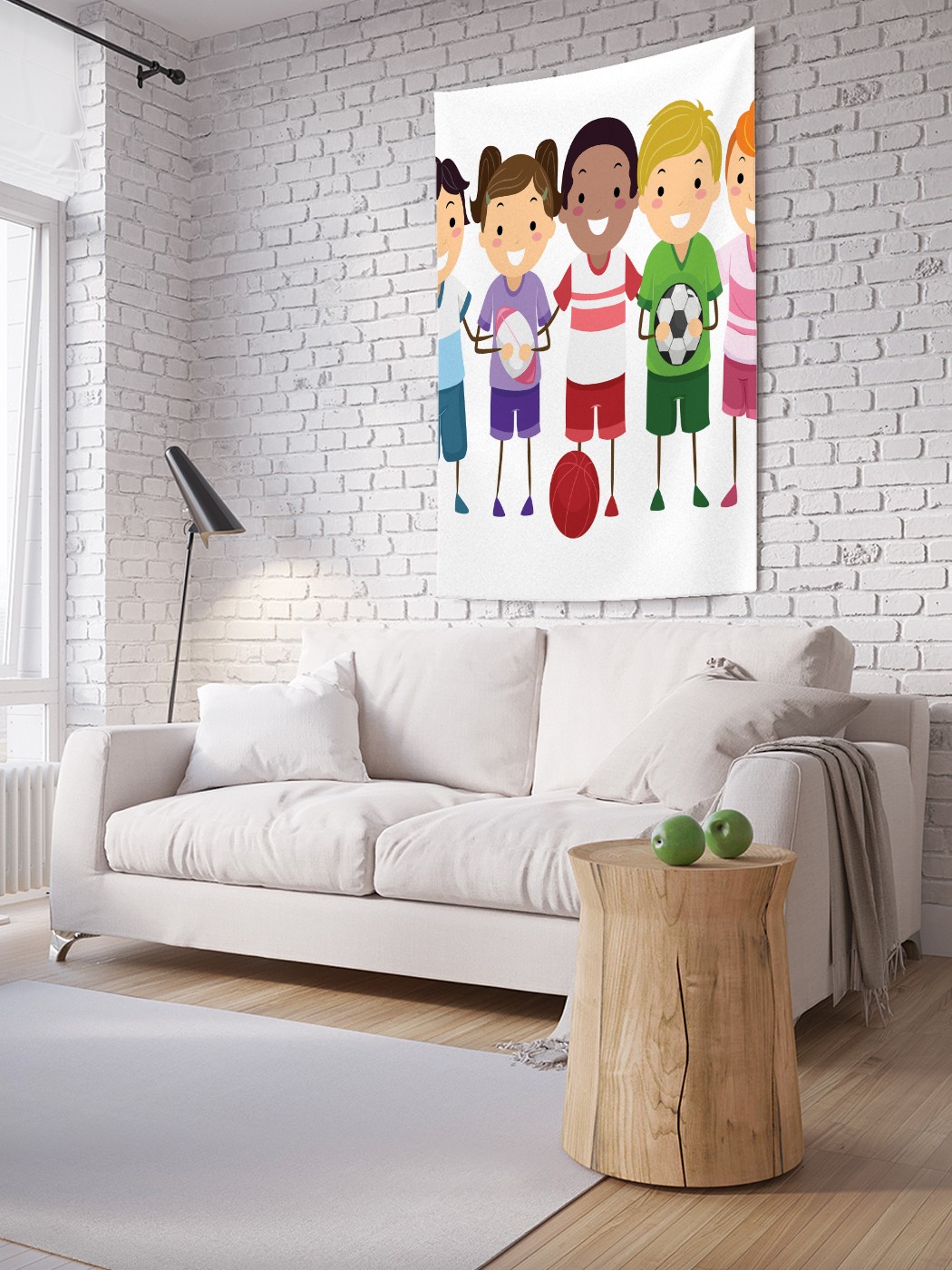 Вертикальное фотопанно на стену JoyArty Дворовая детская команда 150x200 см, Дворовая детская команда
Вертикальное фотопанно на стену JoyArty Дворовая детская команда 150x200 см, Дворовая детская команда