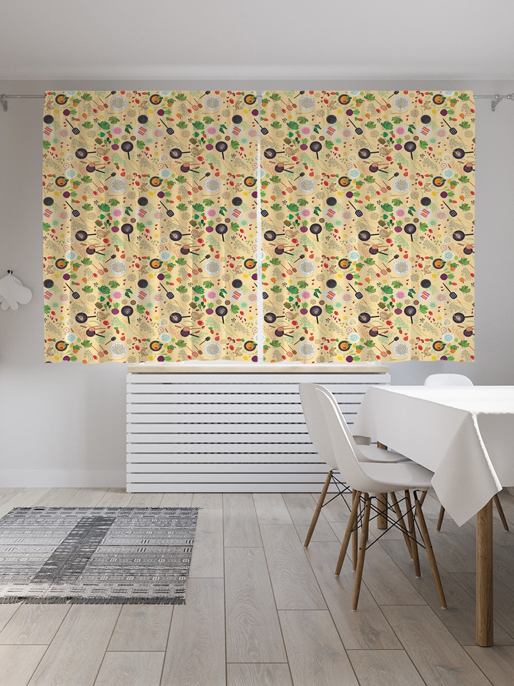 Классические шторы JoyArty "Овощная кухня", серия Oxford DeLux, 2 полотна 145x180 см, Овощная кухня
Классические шторы JoyArty "Овощная кухня", серия Oxford DeLux, 2 полотна 145x180 см, Овощная кухня