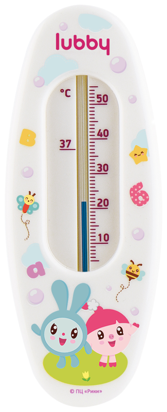 фото Термометр в ванную "малышарики", от 0 мес, пластик, керосин lubby