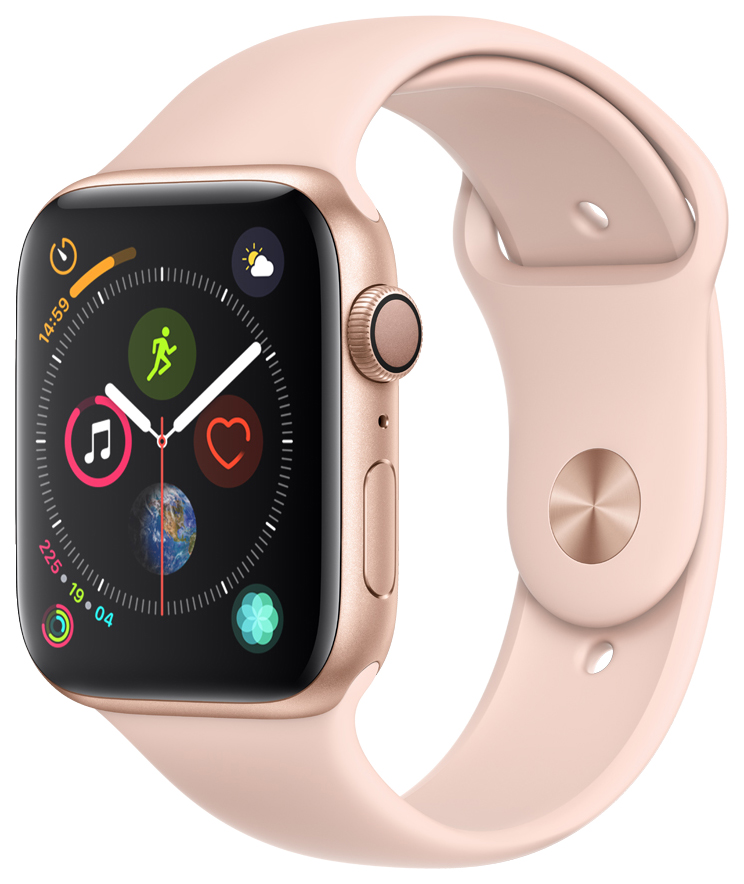 Смарт-часы Apple Watch Series 4 40mm Gold with Pink Sand Sport Band (MU682RU/A), Watch Series 4
Смарт-часы Apple Watch Series 4 40mm Gold with Pink Sand Sport Band (MU682RU/A), Watch Series 4