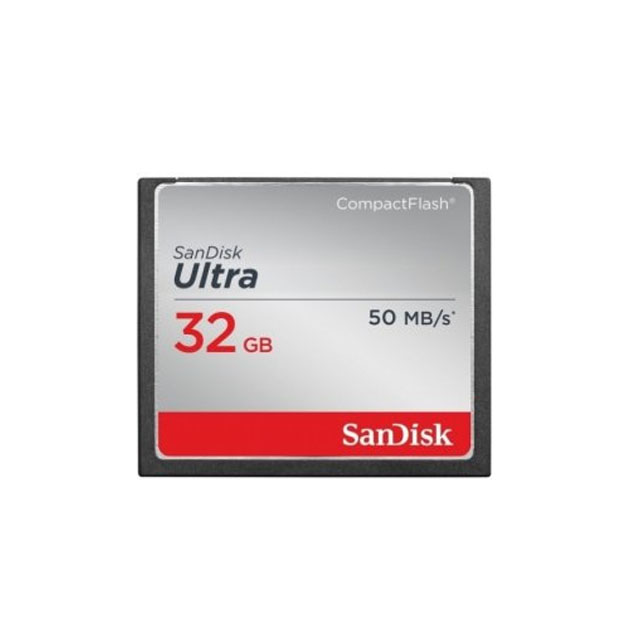 Карта памяти SanDisk Compact Flash Card Ultra 30/50 32GB, SDCFHS-032G-G46 
Карта памяти SanDisk Compact Flash Card Ultra 30/50 32GB, SDCFHS-032G-G46