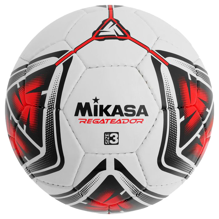 фото Футбольный мяч mikasa regateador5-r №3 white/black/red