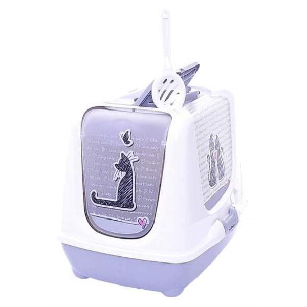 Туалет для кошек MODERNA Trendy cat, прямоугольный, фиолетовый, 57х45х43 см, Trendy Cat
Туалет для кошек MODERNA Trendy cat, прямоугольный, фиолетовый, 57х45х43 см, Trendy Cat