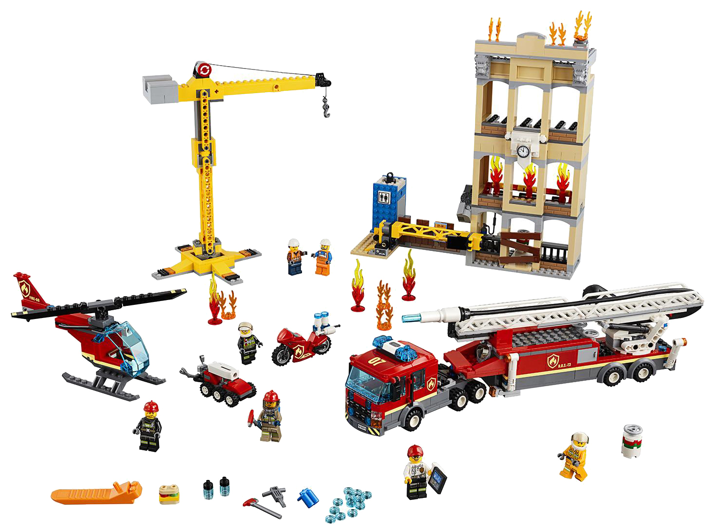 фото Конструктор lego city 60216 центральная пожарная станция