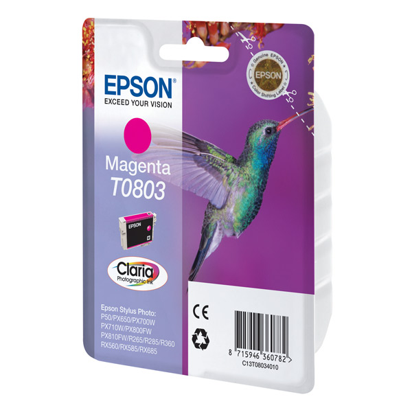 Картридж для струйного принтера Epson T0803 (C13T08034010), пурпурный, оригинал, T0803 (C13T08034010)
Картридж для струйного принтера Epson T0803 (C13T08034010), пурпурный, оригинал, T0803 (C13T08034010)