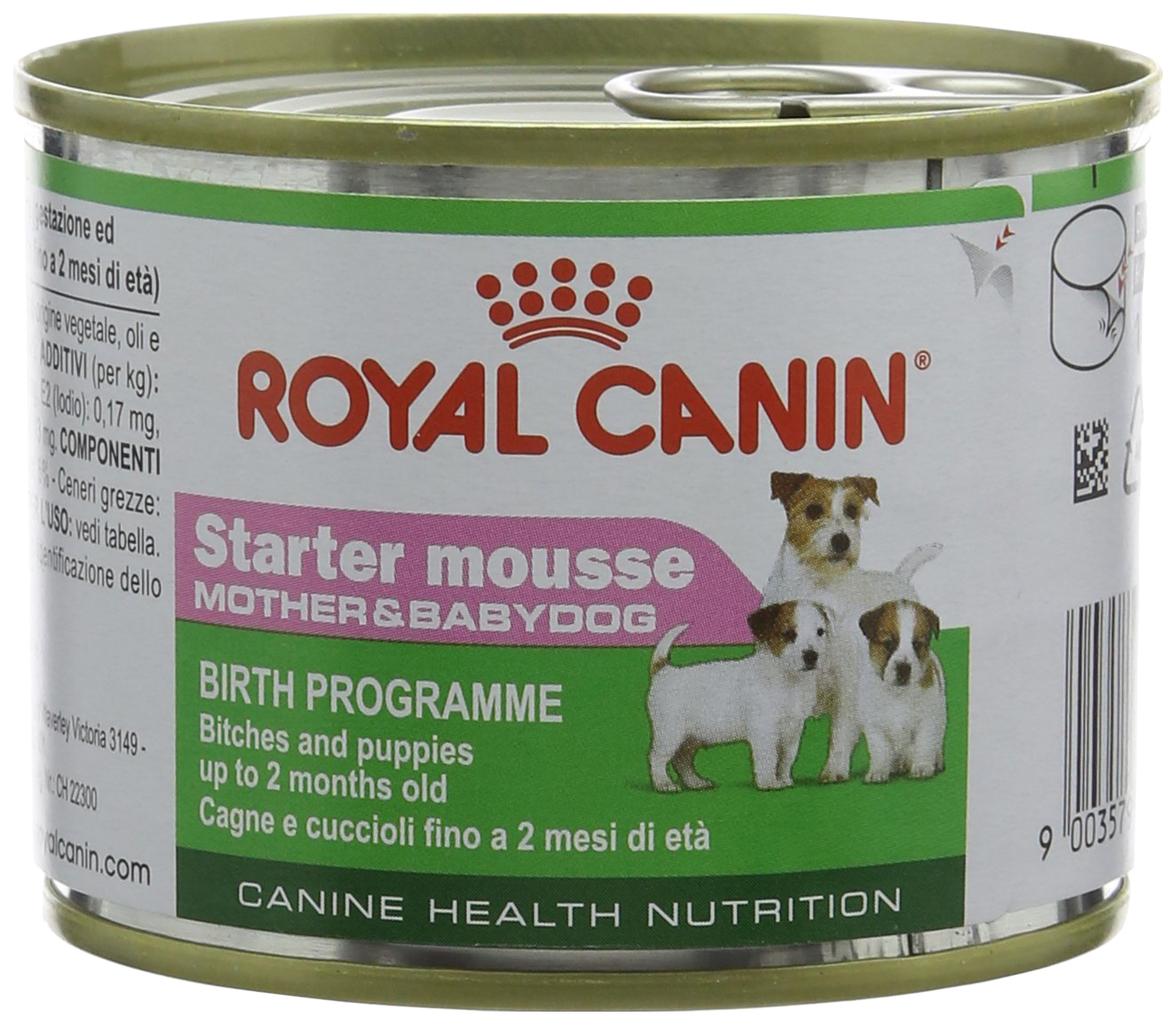 Консервы для щенков ROYAL CANIN Starter Mousse Mother & Babydog, домашняя птица, 195г, Starter Mousse Mother & Babydog
Консервы для щенков ROYAL CANIN Starter Mousse Mother & Babydog, домашняя птица, 195г, Starter Mousse Mother & Babydog