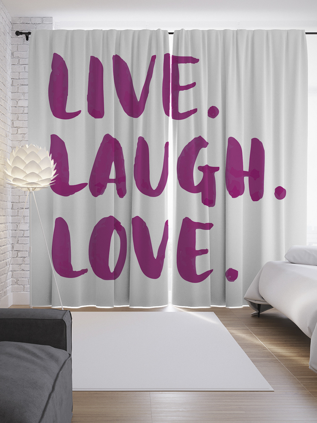 Шторы JoyArty с фотопечатью "Живи. Смейся. Люби." из сатена, 290х265 см, Живи. Смейся. Люби. 
Шторы JoyArty с фотопечатью "Живи. Смейся. Люби." из сатена, 290х265 см, Живи. Смейся. Люби.