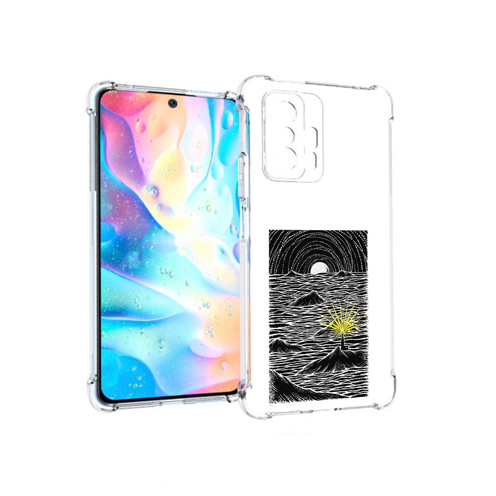 Чехол MyPads Tocco для Xiaomi 11T Pro маяк в черно белом море (PT163474.285.460), Прозрачный, Tocco 
Чехол MyPads Tocco для Xiaomi 11T Pro маяк в черно белом море (PT163474.285.460), Прозрачный, Tocco