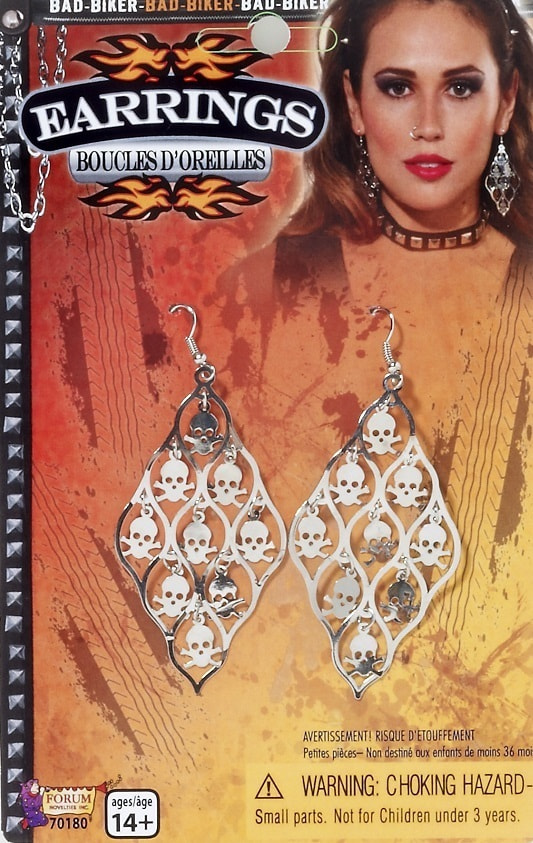 Серьги черепа Forum Novelties f70180, f70180 
Серьги черепа Forum Novelties f70180, f70180