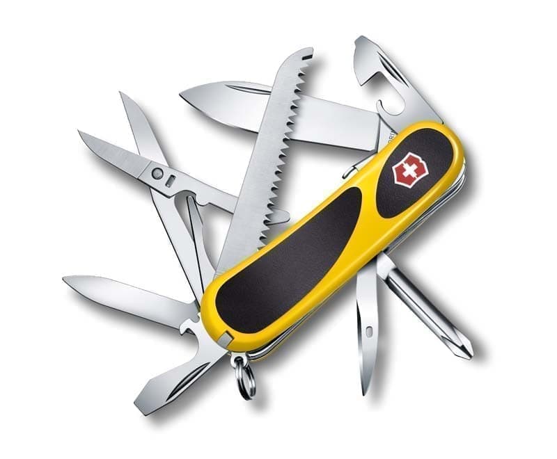 Нож перочинный VICTORINOX EvoGrip S18, 85 мм, 15 функций, жёлтый с чёрными вставками, Желтый;черный
Нож перочинный VICTORINOX EvoGrip S18, 85 мм, 15 функций, жёлтый с чёрными вставками, Желтый;черный