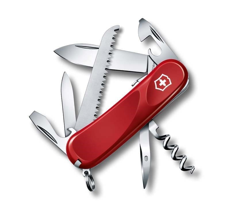 Нож перочинный VICTORINOX Evolution S13, 85 мм, 14 функций, с фиксатором лезвия, красный
Нож перочинный VICTORINOX Evolution S13, 85 мм, 14 функций, с фиксатором лезвия, красный