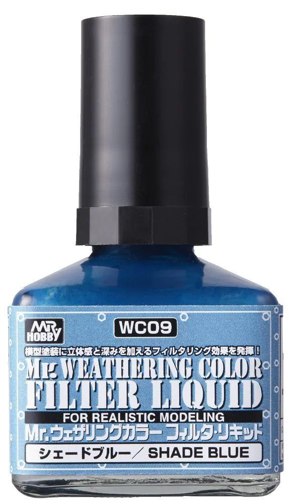 Жидкий фильтр Gunze Sangyo Mr.Weathering Color Blue синий 40мл WC09, Color shade blue;оттенок синего
Жидкий фильтр Gunze Sangyo Mr.Weathering Color Blue синий 40мл WC09, Color shade blue;оттенок синего