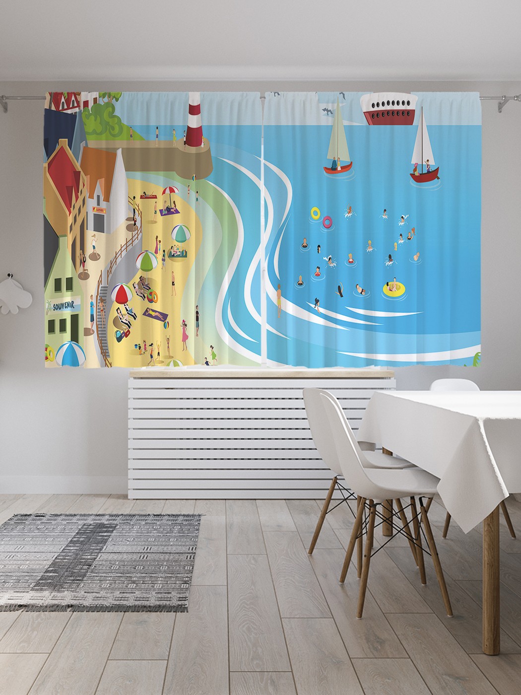 Шторы JoyArty "На берегу курортного городка", Oxford DeLux, 2 полотна 145x180 см, На берегу курортного городка
Шторы JoyArty "На берегу курортного городка", Oxford DeLux, 2 полотна 145x180 см, На берегу курортного городка