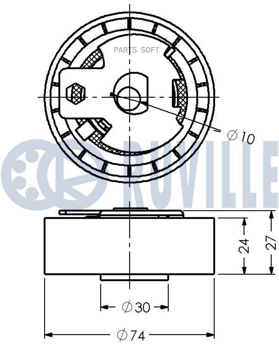 Ролик Ремня Грм Ford Focus,Fiesta,Tourneo,Connect,Galaxy,C-Max 1.8Td 1Шт Ruville 541074
Ролик Ремня Грм Ford Focus,Fiesta,Tourneo,Connect,Galaxy,C-Max 1.8Td 1Шт Ruville 541074