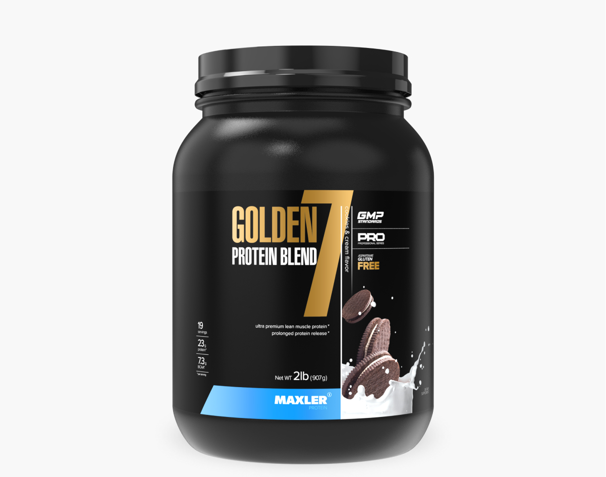 Протеин многокомпонентный MAXLER Golden 7 Protein Blend, Печенье-крем, 907 г, MAXLER Golden 7 Protein Blend
Протеин многокомпонентный MAXLER Golden 7 Protein Blend, Печенье-крем, 907 г, MAXLER Golden 7 Protein Blend
