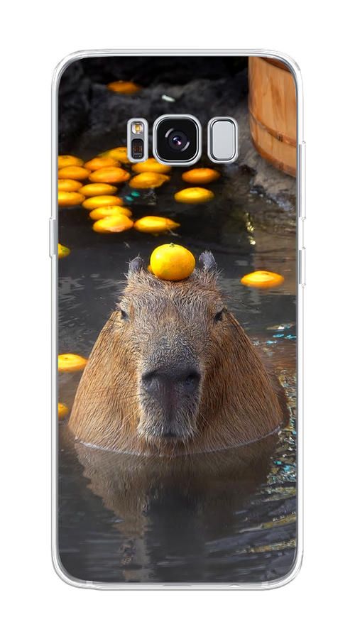 Чехол на Samsung Galaxy S8 "Капибара отдыхает", Коричневый;оранжевый;серый, 24750-1
Чехол на Samsung Galaxy S8 "Капибара отдыхает", Коричневый;оранжевый;серый, 24750-1