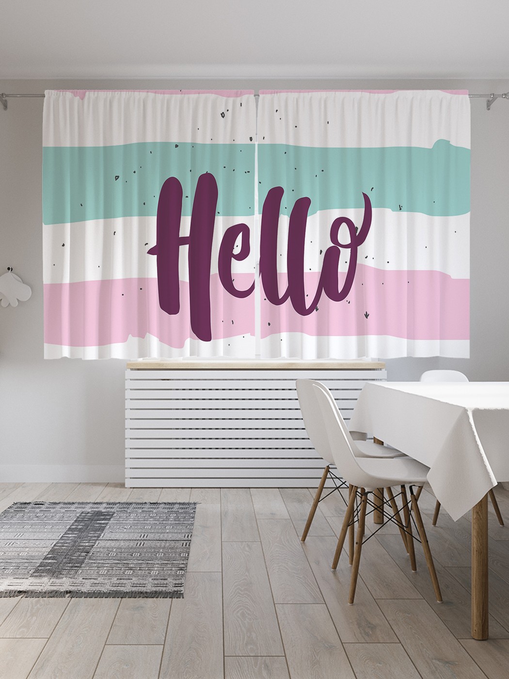 Классические шторы JoyArty "Привет на полосках", серия Oxford DeLux, 2 полотна 145x180 см, Привет на полосках
Классические шторы JoyArty "Привет на полосках", серия Oxford DeLux, 2 полотна 145x180 см, Привет на полосках