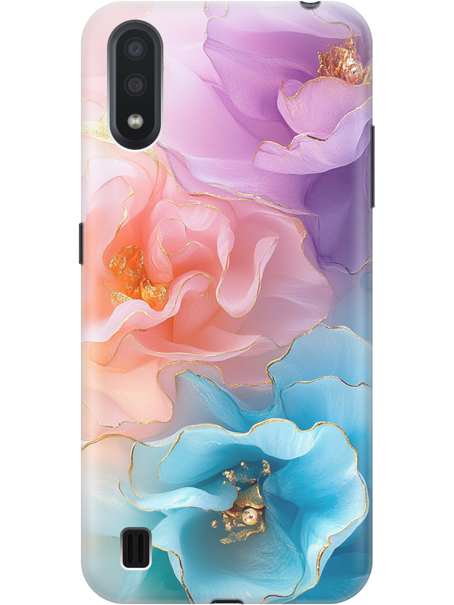 Силиконовый чехол на Samsung Galaxy A01 с принтом "Изумительные цветы", Прозрачный;фиолетовый;голубой;оранжевый;розовый, 722444423
Силиконовый чехол на Samsung Galaxy A01 с принтом "Изумительные цветы", Прозрачный;фиолетовый;голубой;оранжевый;розовый, 722444423
