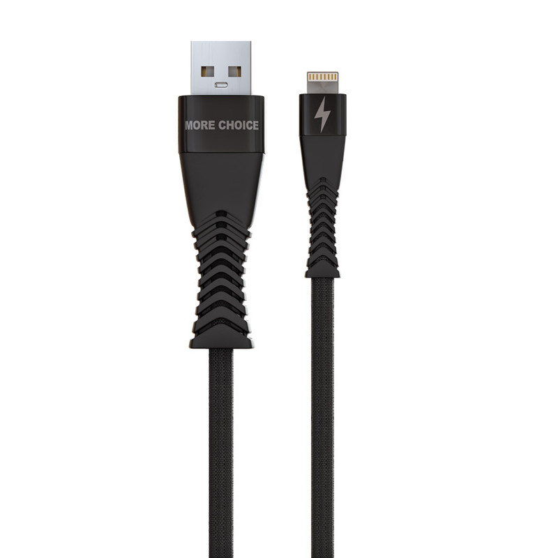 Дата-кабель More choice K41Si, Smart USB 2.4A для Lightning 8-pin, нейлон 1м, Black, K41Si
Дата-кабель More choice K41Si, Smart USB 2.4A для Lightning 8-pin, нейлон 1м, Black, K41Si