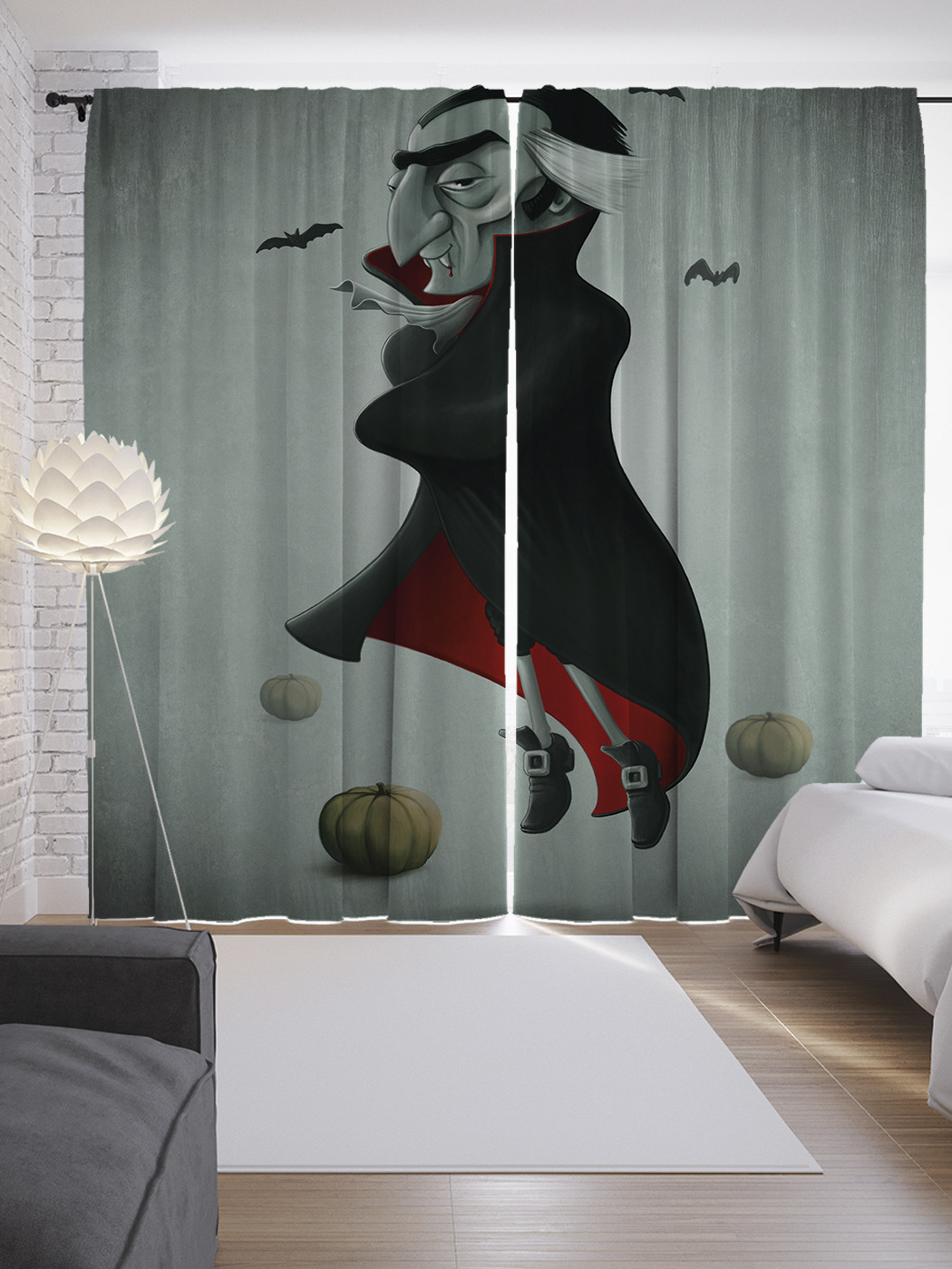 Шторы JoyArty с фотопечатью "Комичный вампир" из сатена, 290х265 см, Комичный вампир 
Шторы JoyArty с фотопечатью "Комичный вампир" из сатена, 290х265 см, Комичный вампир