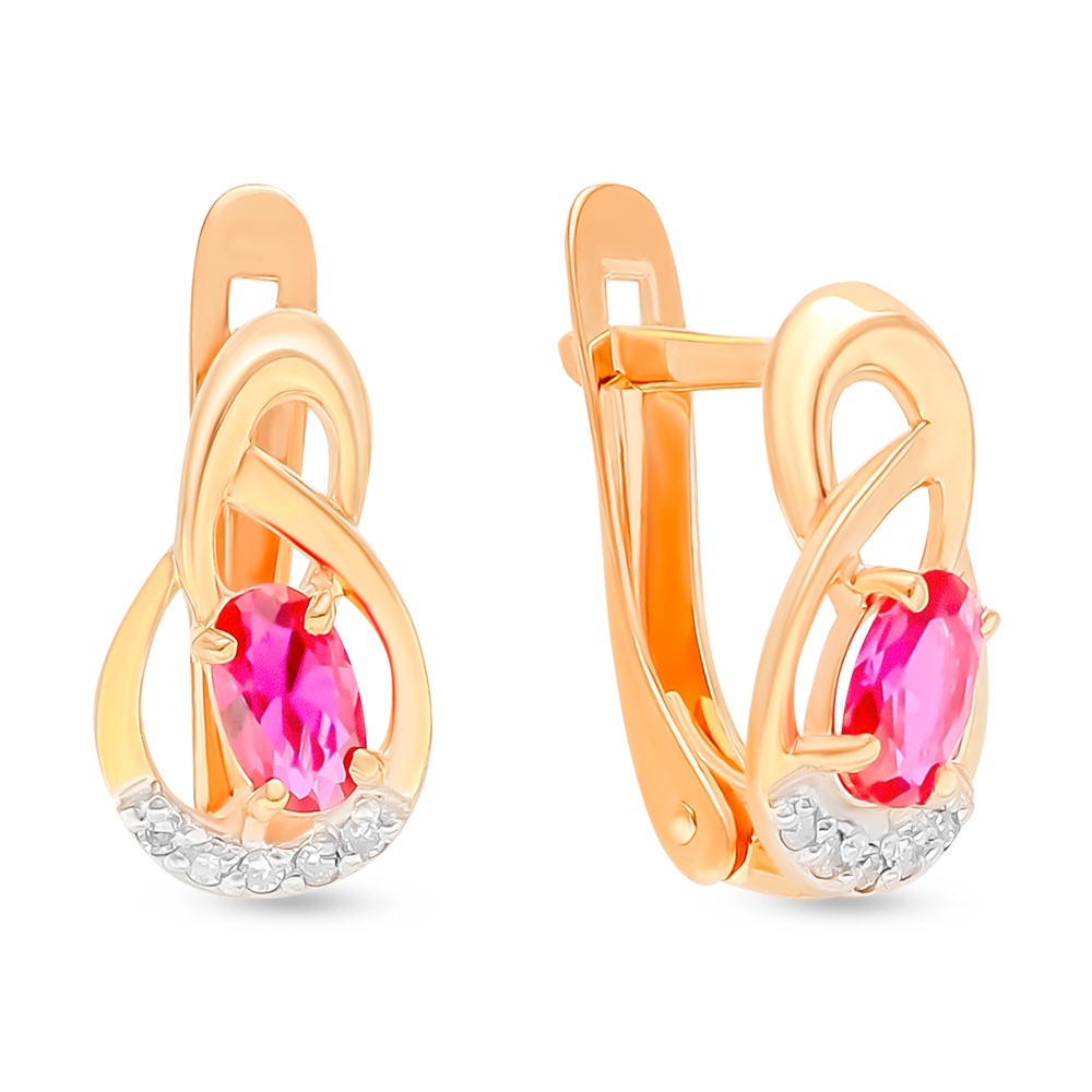 Серьги из красного золота 585Gold 102007325, рубин искусственный/бриллиант, 102007325
Серьги из красного золота 585Gold 102007325, рубин искусственный/бриллиант, 102007325