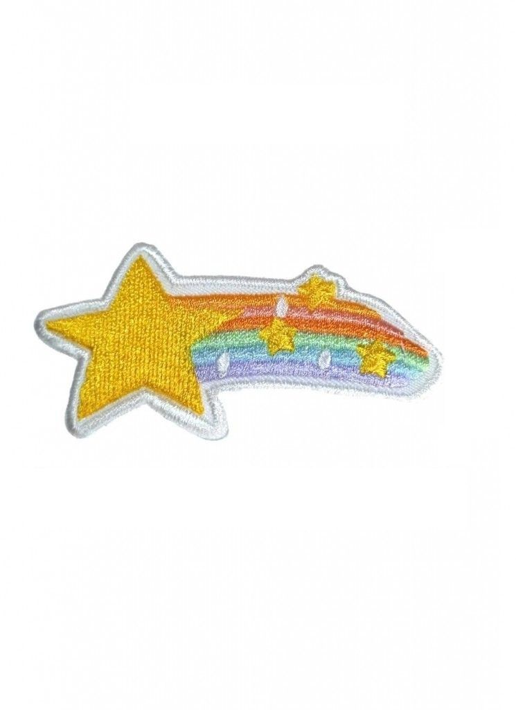 Шеврон - нашивка термоклеевая Падающая звезда, 7х3 см, Разноцветный
Шеврон - нашивка термоклеевая Падающая звезда, 7х3 см, Разноцветный