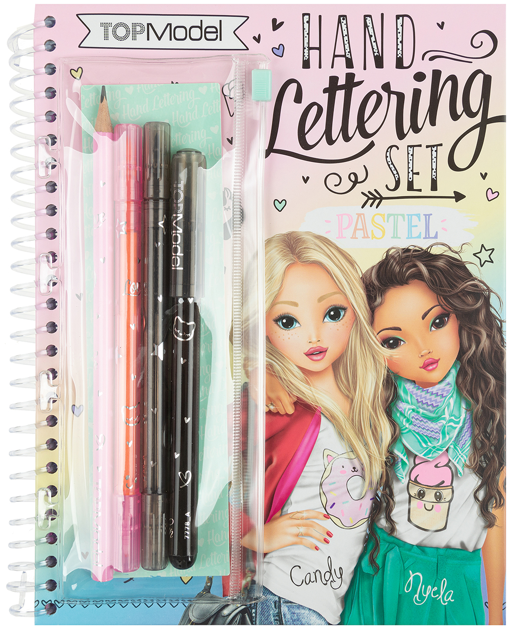 Альбом для творчества с канцелярией Depesche TOPModel Hand Lettering Set Pastel 047778
Альбом для творчества с канцелярией Depesche TOPModel Hand Lettering Set Pastel 047778
